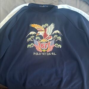 Polo by Ralph Lauren Navy Crewneck Sweater